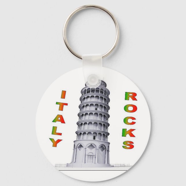 Italy Rocks Keychain (Front)