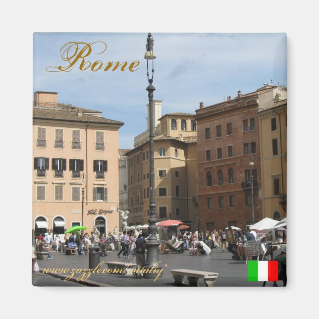 Italy Rome cool magnet design (Front)