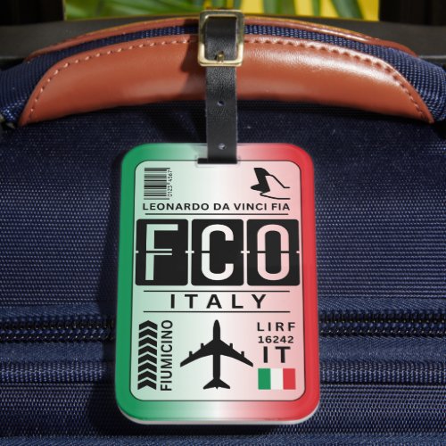Italy Rome Luggage Tag