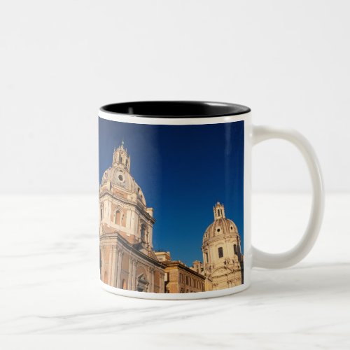 Italy Rome Santa Maria di Loreto church and Two_Tone Coffee Mug