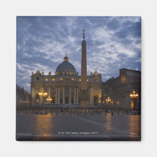 Italy, Rome, Vatican City, St. Peter's Basilica Magnet