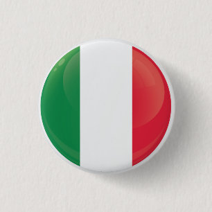 Italy  Round Icon Flag  Button