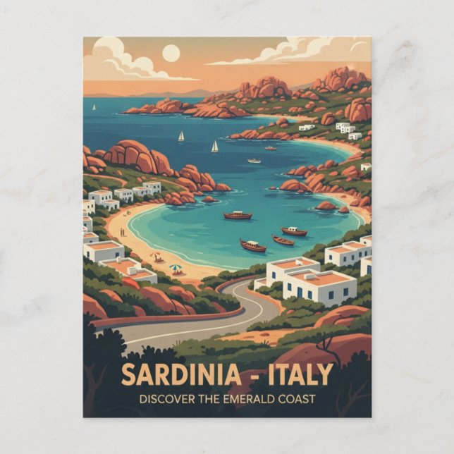 Italy Sardinia Postcard (Front)