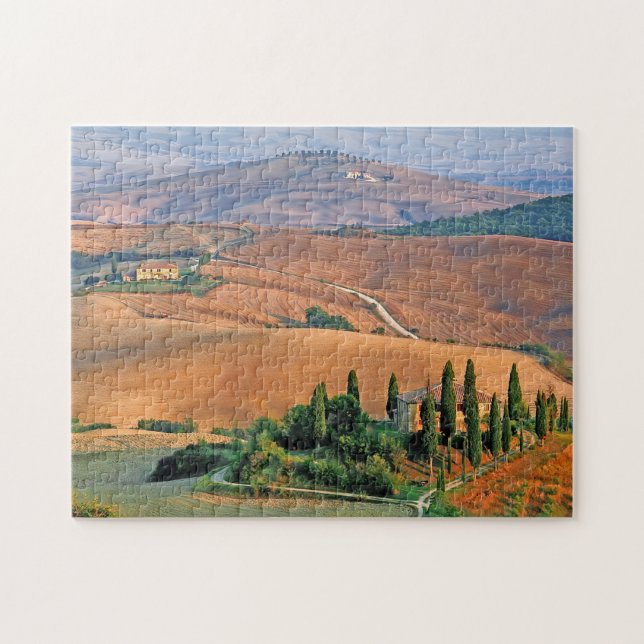 Italy scenic tuscany summer jigsaw puzzle (Horizontal)