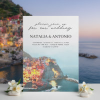 Italy Sea | Cinque Terre Watercolor Wedding