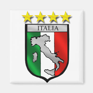 italy shield Italy flag italia map Magnet