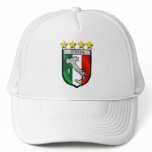 italy shield Italy flag italia map Trucker Hat