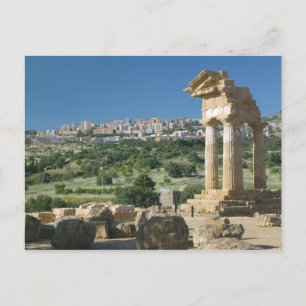 Italy, Sicily, Agrigento, La Valle dei Templi, Postcard