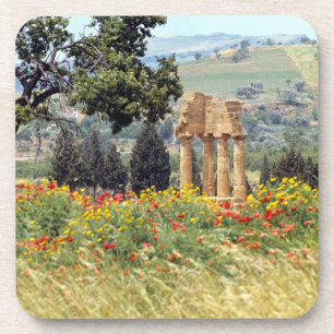Italy, Sicily, Agrigento. The ruins of the Beverage Coaster