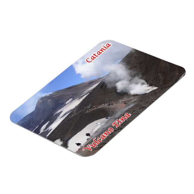 Italy - Sicily - Catania - Etna - Magnet (Left Side)