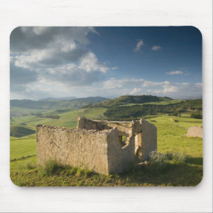 Italy, Sicily, Enna, Pergusa, Old Farmhouse Mouse Pad