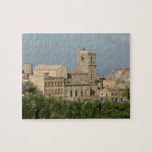Italy Sicily Enna Town View from Rocca di 2 Jigsaw Puzzle