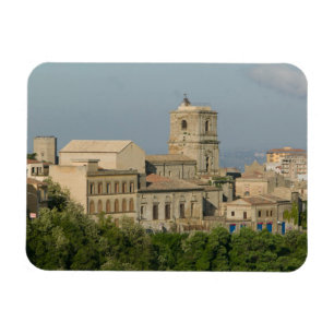 Italy, Sicily, Enna, Town View from Rocca di 2 Magnet