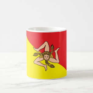 Italy - Sicily - Flag Sicily - Coffee Mug