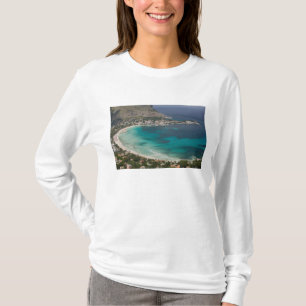 Italy, Sicily, Mondello, View of the beach from T-Shirt