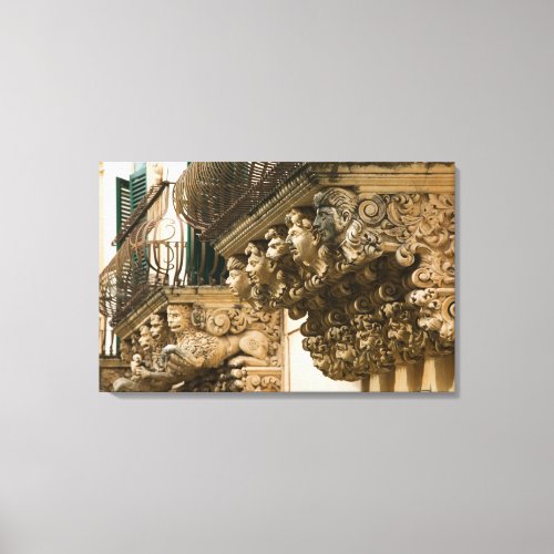 ITALY Sicily NOTO Finest Baroque Town in Canvas Print