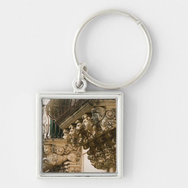 ITALY, Sicily, NOTO: Finest Baroque Town in Keychain (Front)