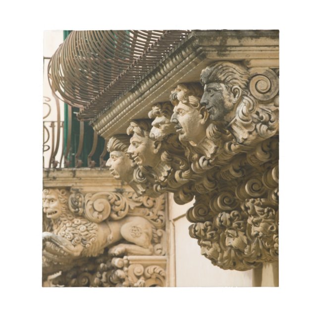 ITALY, Sicily, NOTO: Finest Baroque Town in Notepad (Front)