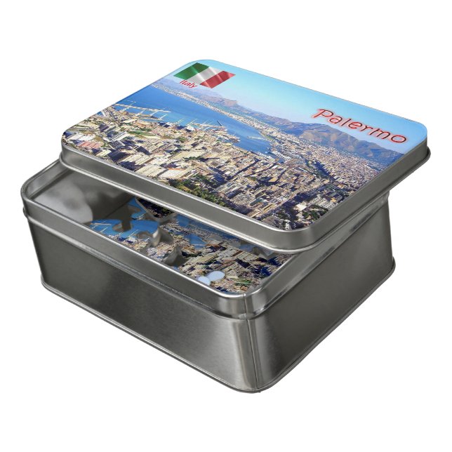 Italy - Sicily - Palermo - Jigsaw Puzzle (Lid Open)