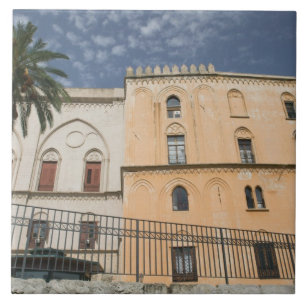 Italy, Sicily, Palermo, Palazzo dei Normanni Ceramic Tile
