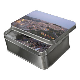 Italy - Sicily - Ragusa - Night View - Jigsaw Puzzle