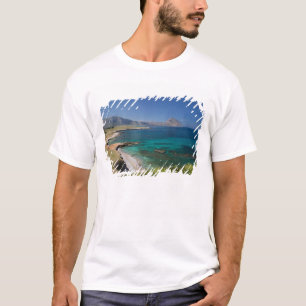 Italy, Sicily, San Vito Lo Capo, View of Gulf of T-Shirt