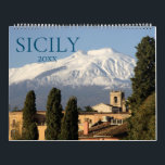 Italy Sicily Sicilia Aesthetic Wall Calendar<br><div class="desc">Italy Sicily Sicilia Aesthetic Wall Calendar.</div>