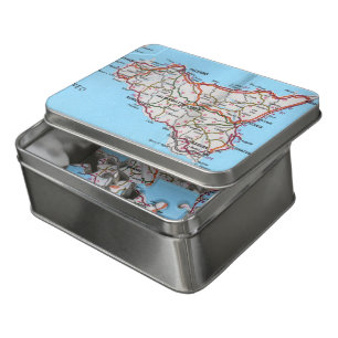 Italy - Sicily - Sicily Map - Jigsaw Puzzle