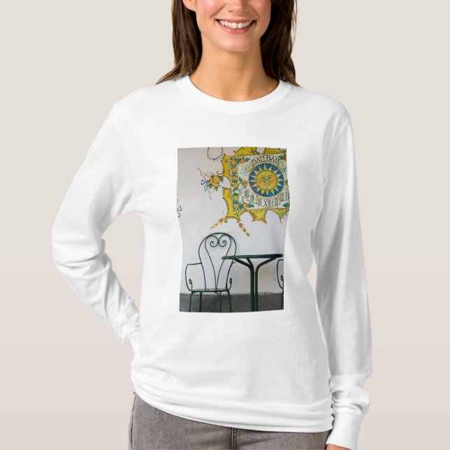 ITALY, Sicily, TAORMINA: Bam, Bar Cafe Detail T-Shirt (Front)