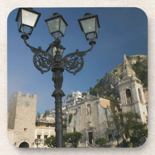 ITALY, Sicily, TAORMINA: Piazza iX Aprile, San Drink Coaster