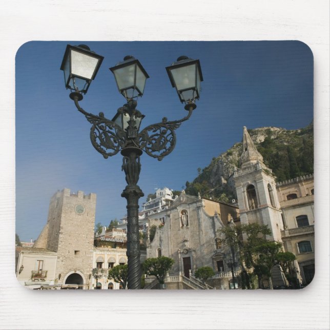 ITALY, Sicily, TAORMINA: Piazza iX Aprile, San Mouse Pad (Front)