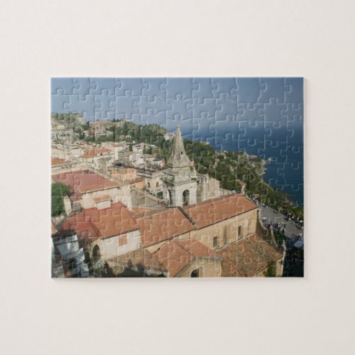 ITALY Sicily TAORMINA View towards Piazza IX Jigsaw Puzzle
