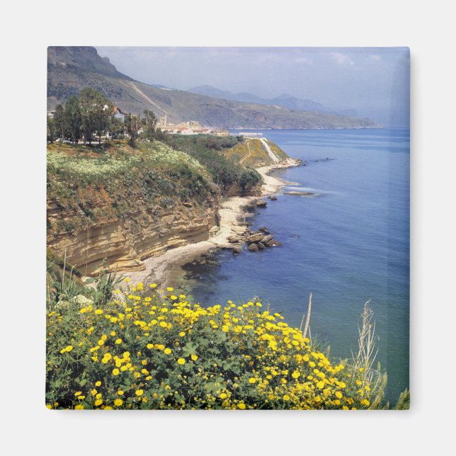 Italy, Sicily. The north coast of Sicily in Magnet (Front)
