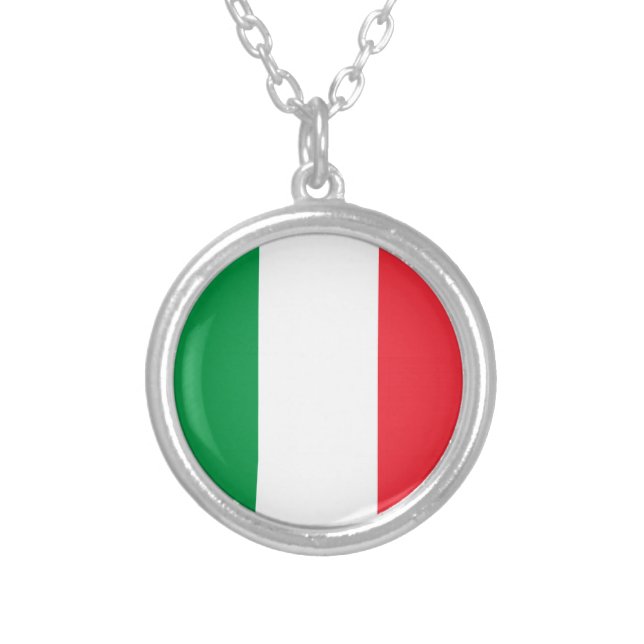 Italy Silver Plated Necklace (Front)