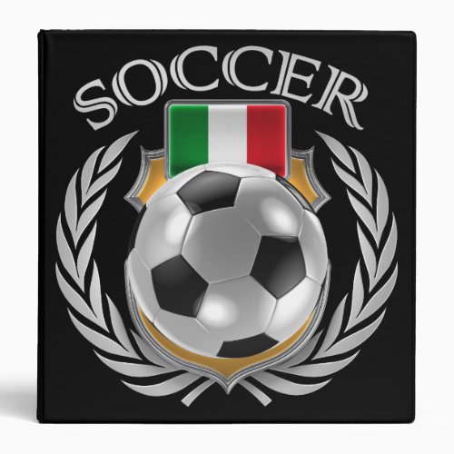 Italy Soccer 2016 Fan Gear 3 Ring Binder