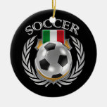 Italy Soccer 2016 Fan Gear Ceramic Ornament at Zazzle