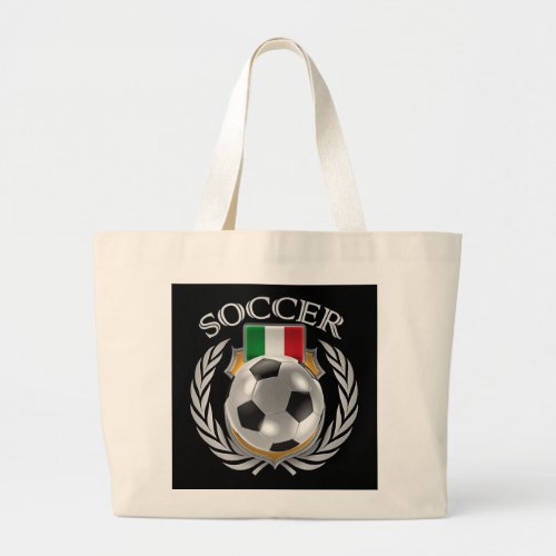 Italy Soccer 2016 Fan Gear Large Tote Bag