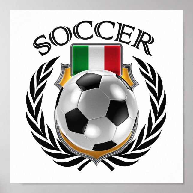 Italy Soccer 2016 Fan Gear Poster (Front)