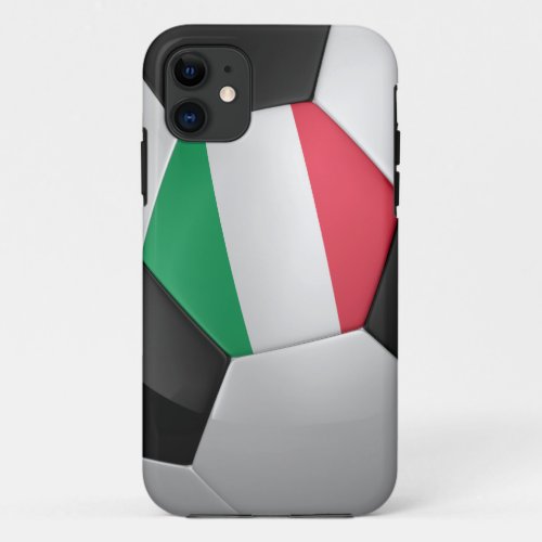 Italy Soccer Ball iPhone 11 Case