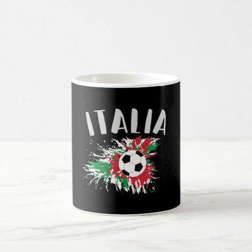 Italy Soccer Ball Grunge Flag Coffee Mug