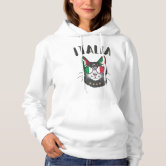 Italy Flag Soccer Outfit for Italian Jersey Italia Hoodie