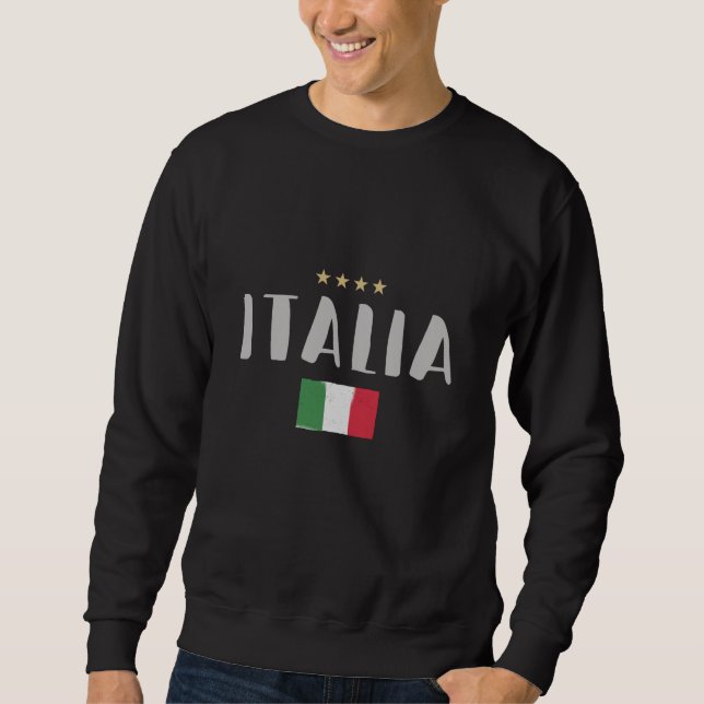 Italy Soccer Football Fan Shirt Flag (Front)