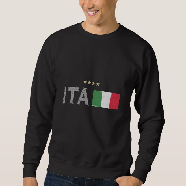 Italy Soccer Football Fan Shirt Flag (Front)