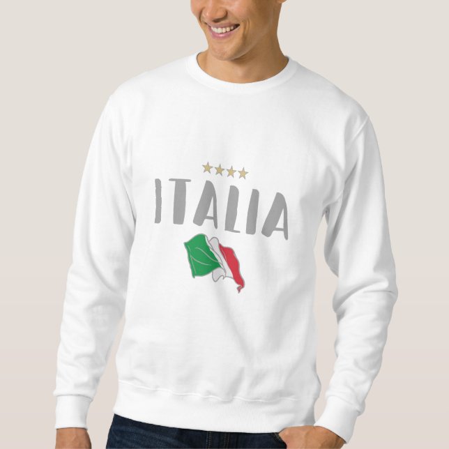 Italy Soccer Football Fan Shirt Flag (Front)