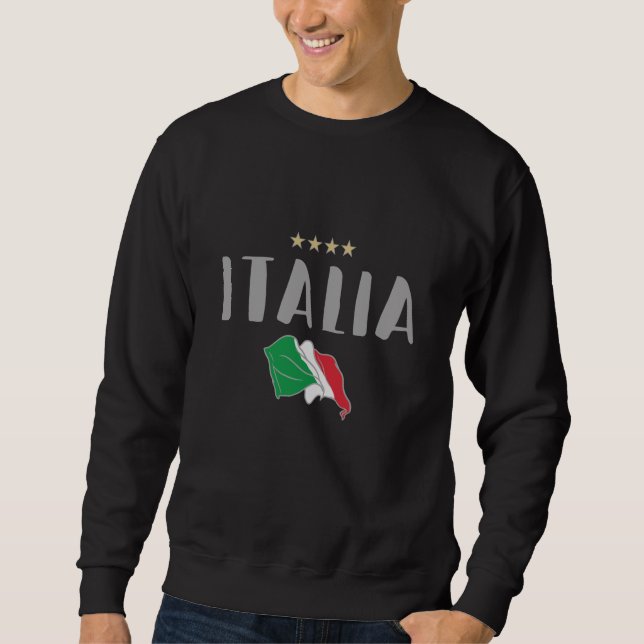 Italy Soccer Football Fan Shirt Flag (Front)