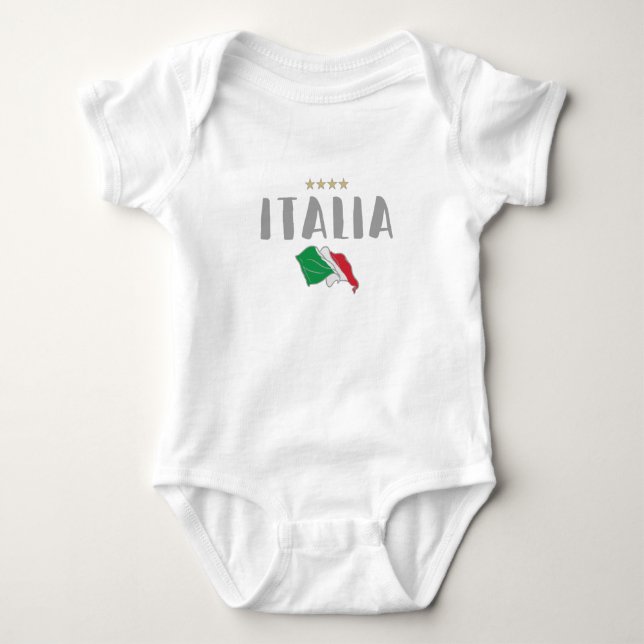 Italy Soccer Football Fan Shirt Flag (Front)
