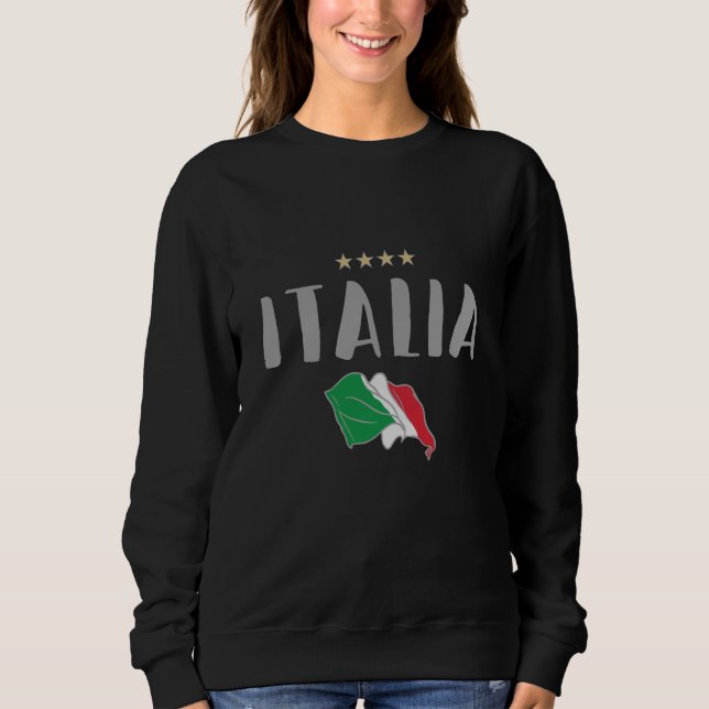 Italy Soccer Football Fan Shirt Flag (Front)