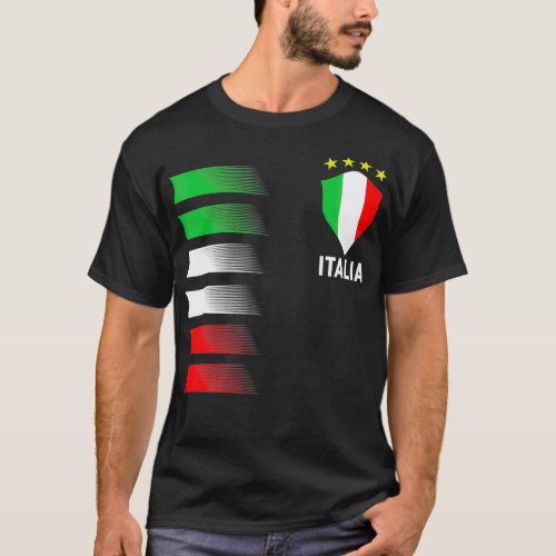 Italy Soccer Jersey 2021 Champions Italia Vintage  T_Shirt