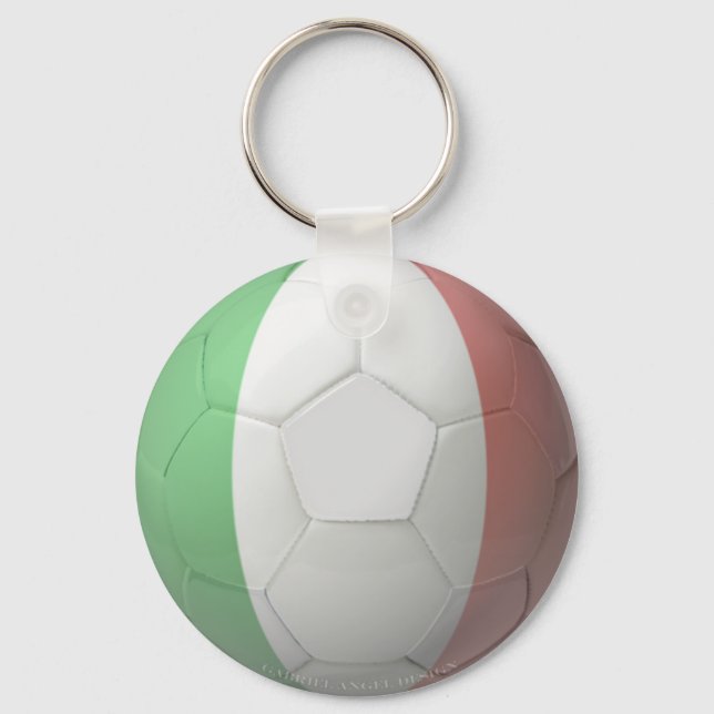 Italy Soccer Keychain (Front)