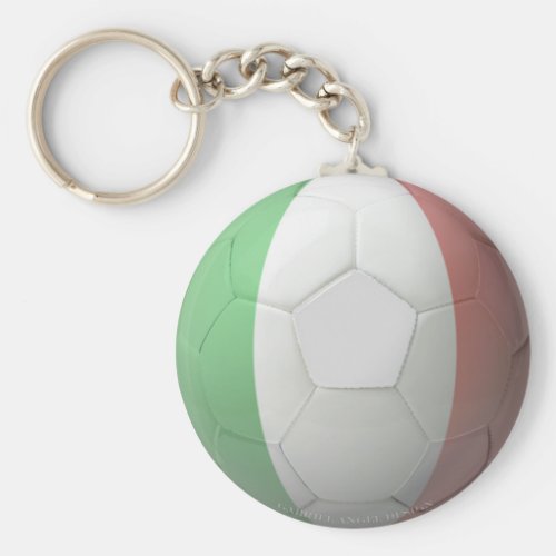 Italy Soccer Keychain